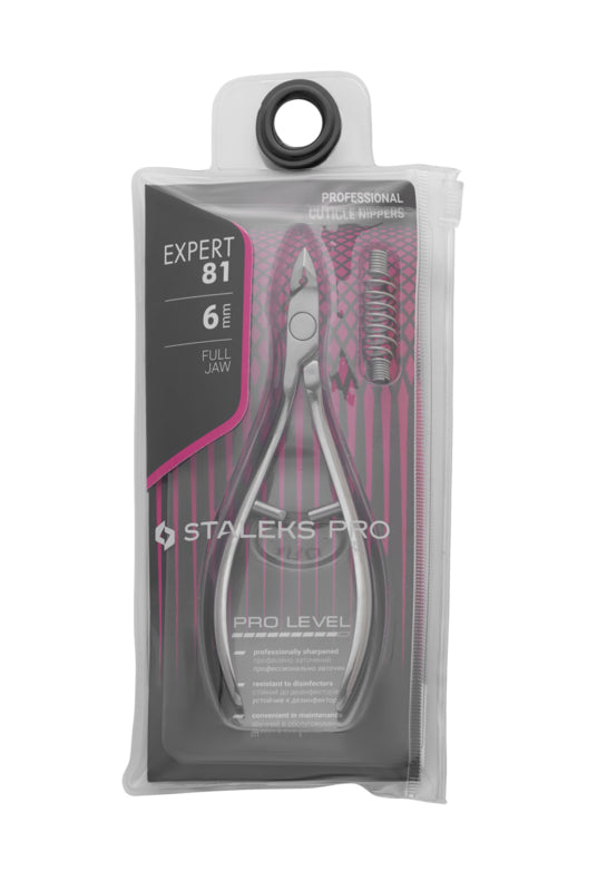 Staleks Professional Cuticle Nipper Expert 81 6 mm Full Jaw (NE-81-6)