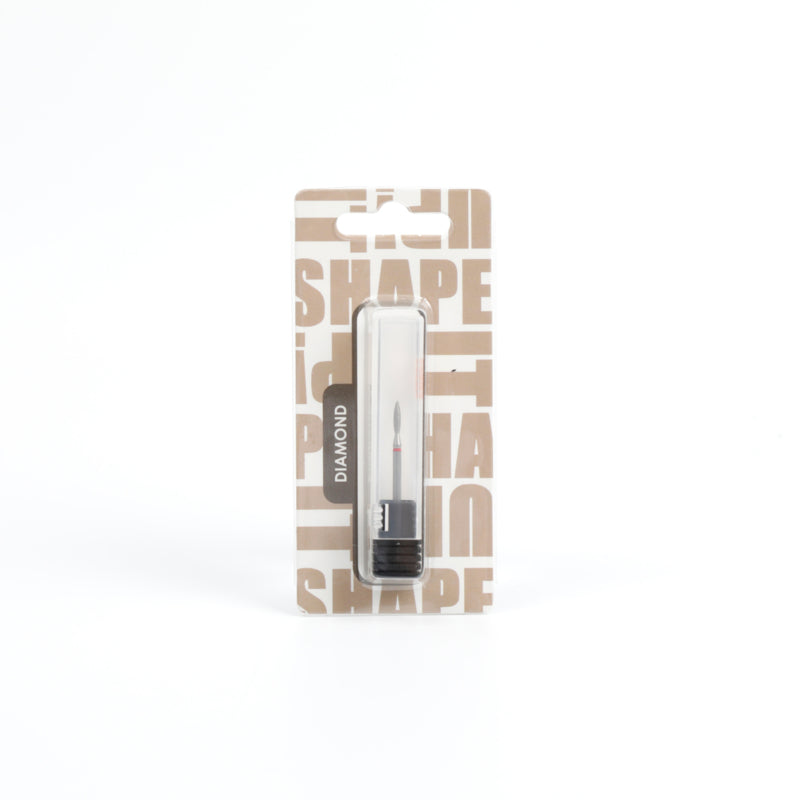 Shape It Up Diamond Frees Bit Long Sharp Flame 2.0mm Red (Manicure Pedicure)
