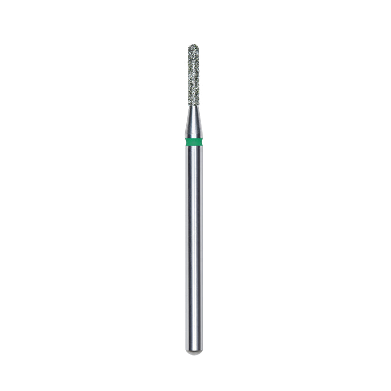 Staleks Diamond Bit Rounded Cylinder Green 1.4mm (Manicure Pedicure) (FA30G014/8K)