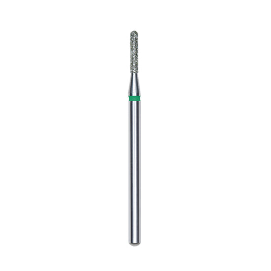 Staleks Diamond Bit Rounded Cylinder Green 1.4mm (Manicure Pedicure) (FA30G014/8K)