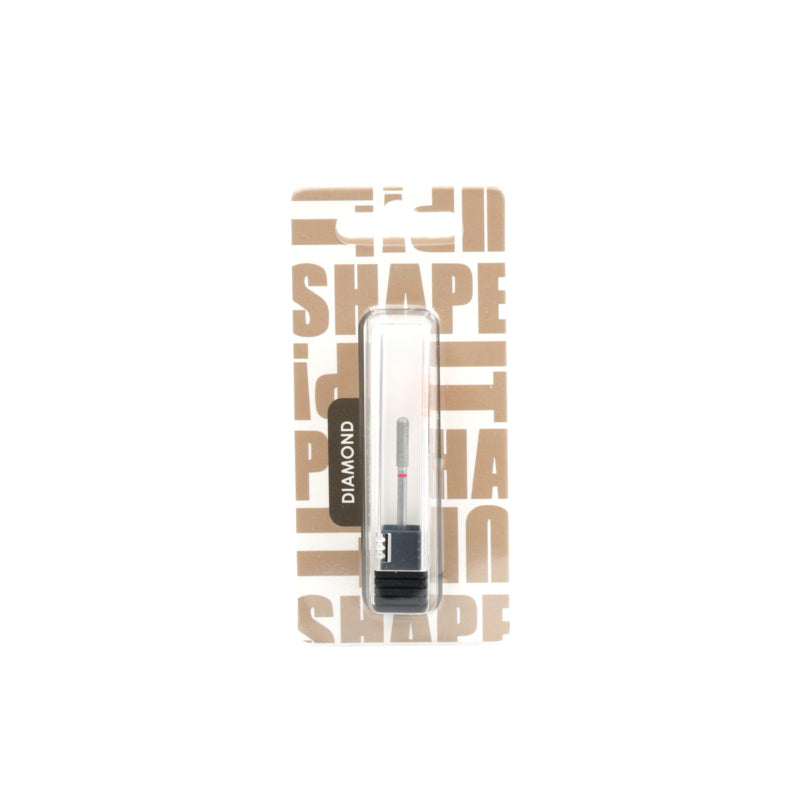 Shape It Up Diamond Frees Bit Long Cylinder Rounded 3.0 mm Red (Manicure Pedicure)