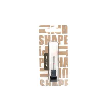 Shape It Up Diamond Frees Bit Long Cylinder Rounded 3.0 mm Red (Manicure Pedicure)