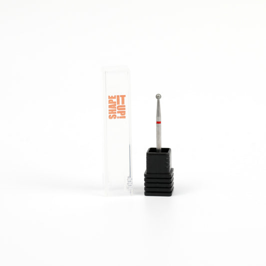 Shape It Up Diamond Frees Bit Ball 2.6mm Red (Manicure Pedicure)