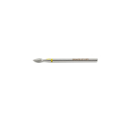 Shape It Up Diamond Frees Bit Wide Sharp Flame 2.6mm Yellow (Manicure Pedicure)