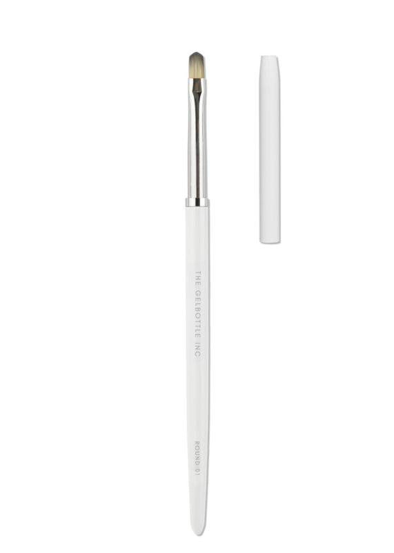The GelBottle Round 01 Flat Brush 9 mm