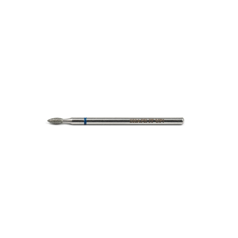 Shape It Up Diamond Frees Bit Sharp Mini Flame 2.2mm Blue (Manicure Pedicure)