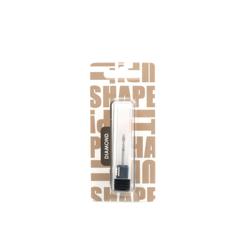 Shape It Up Diamond Frees Bit Extra Wide Sharp Flame 2.6mm Red (Manicure Pedicure)