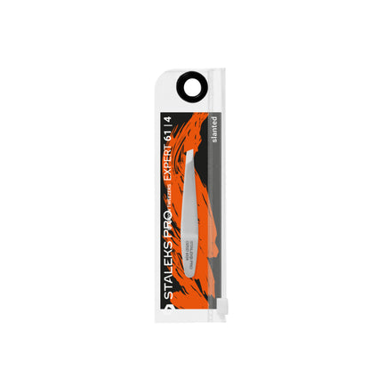 Staleks Pro Eyebrow Tweezers Expert 61 Type 4 Narrow Slanted (TE-61/4)