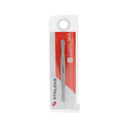 Staleks Eyebrow Tweezers Classic 10 Type 3 Wide Slanted (TC-10/3)