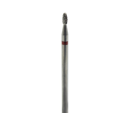 Shape It Up Frees Bit Carbide Bullet Cuticle Clean Bit Red (Manicure Pedicure)