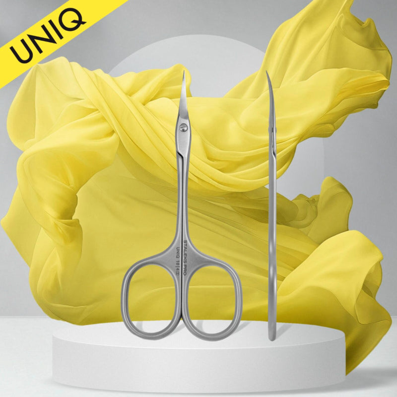 Staleks Professional Cuticle Scissors Ballerina UNIQ 10 Type 4 (SQ-10/4)