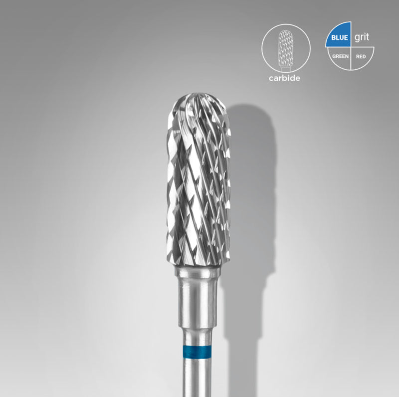 Staleks Carbide Nail Drill Bit Rounded Cylinder Blue 5.0mm (FT30B050/13)