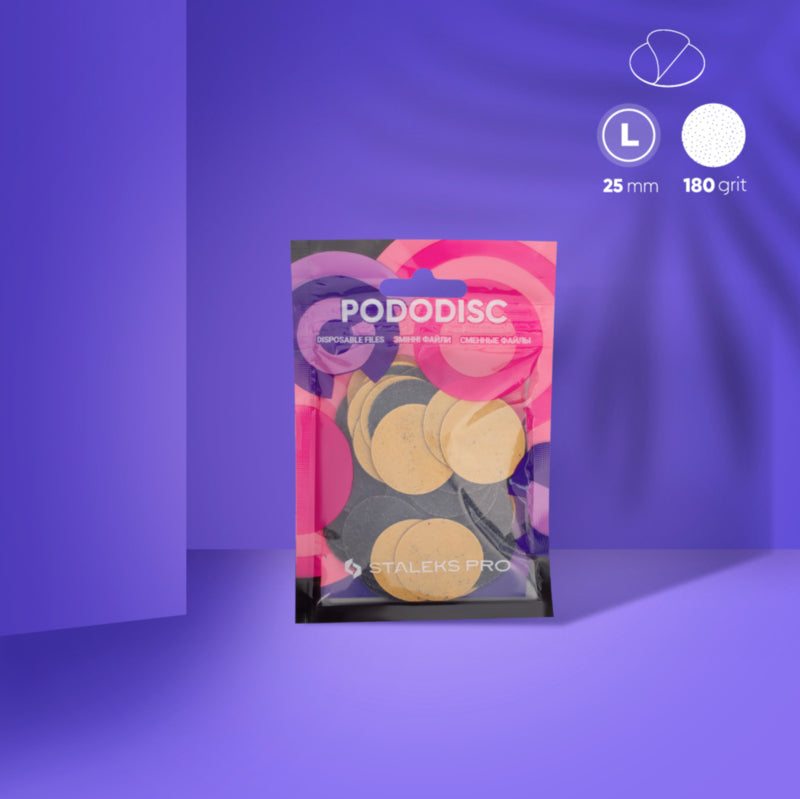 Staleks Refill Pads For Pododisc L Black (50 pc) (PDF-25 series)