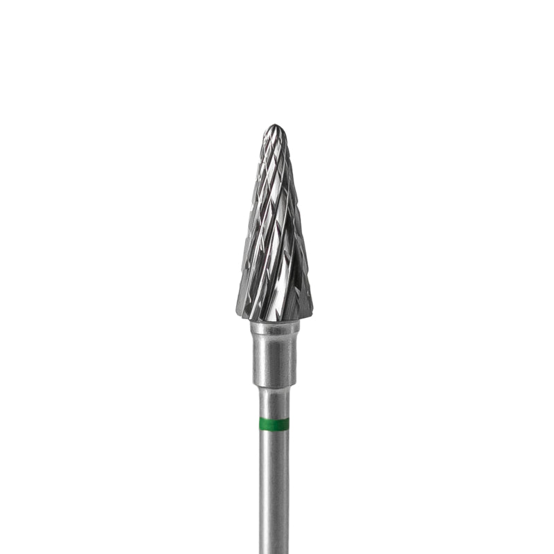 Staleks Carbide Nail Drill Bit Pointy Cone Green 6.0mm (FT71G060/14)