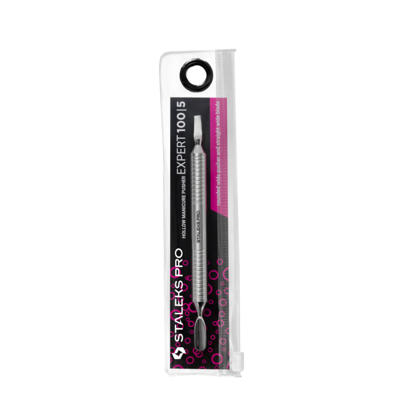 Staleks Hollow Pusher Rounded + Straight Blade Expert 100 Type 5 (PE-100/5)