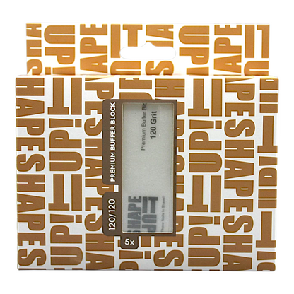 Shape It Up Premium Buffer Block File 120/120 (5 Pieces)